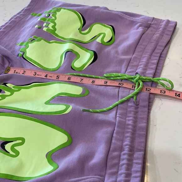 Scummy Bears Drip Logo Sweat Shorts Purple XL Streetwear - Picture 9 of 10